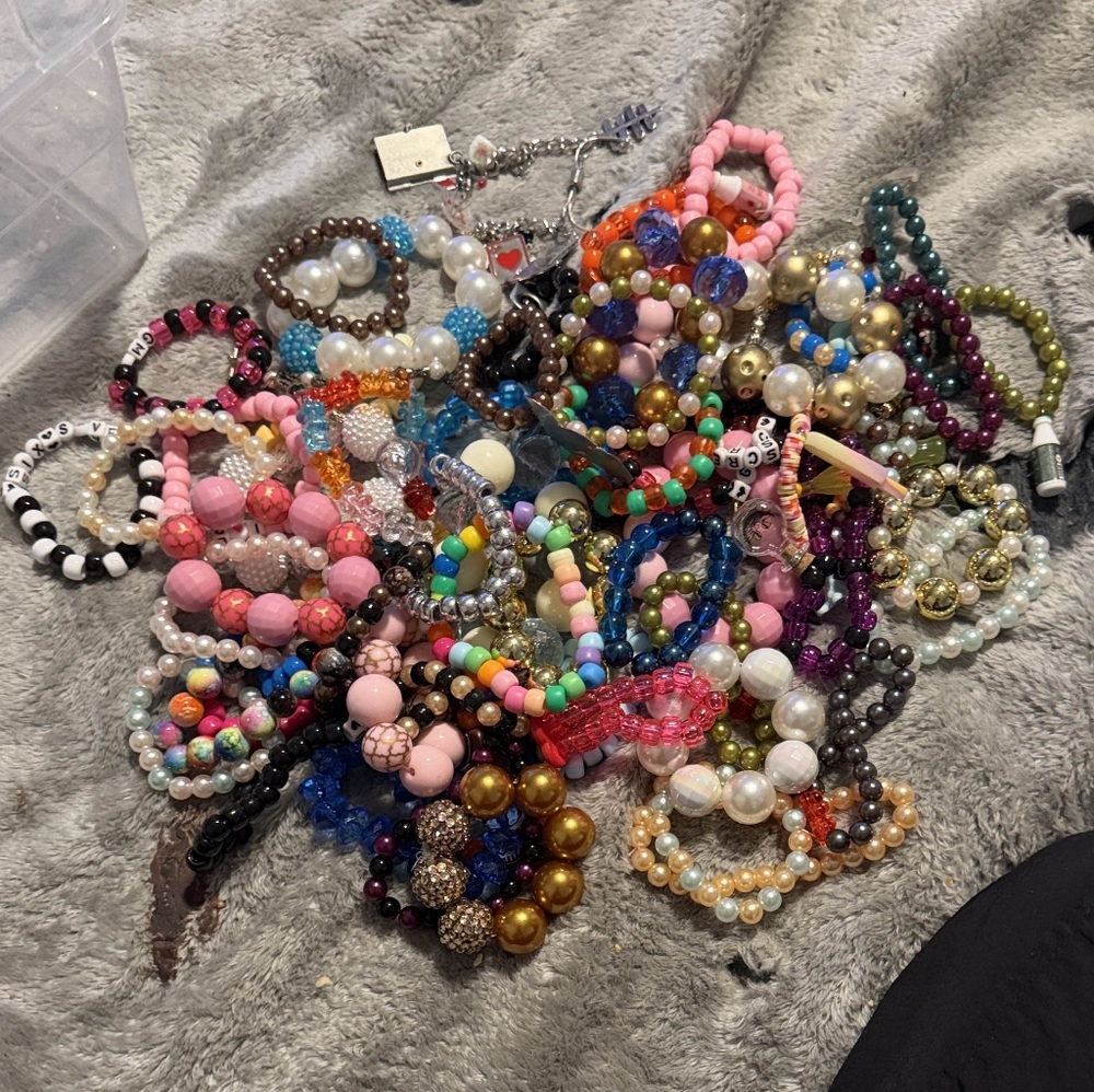 Colorful Beaded Bracelet Set